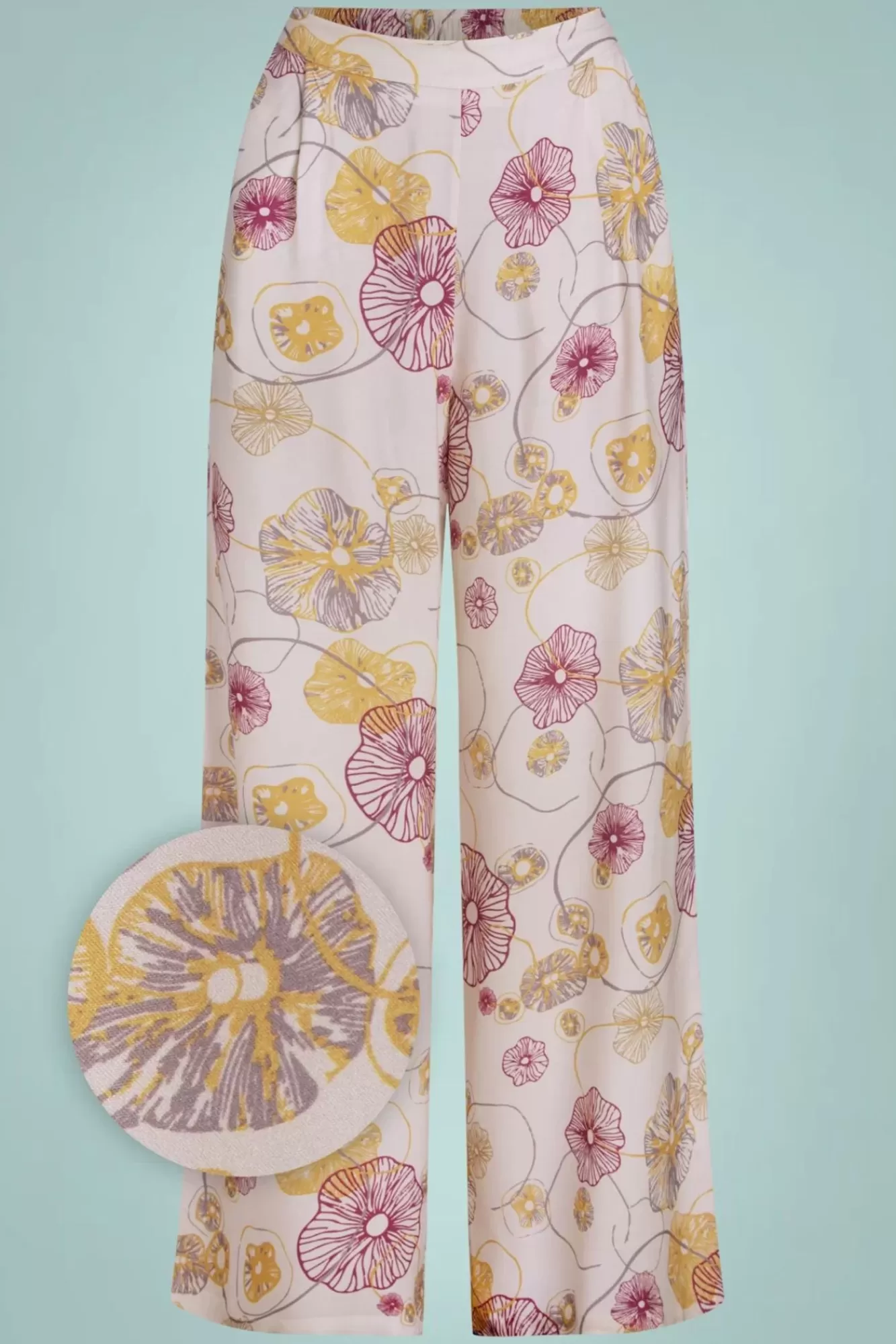 Shop Zilch Lotus Weite Hose In Off White