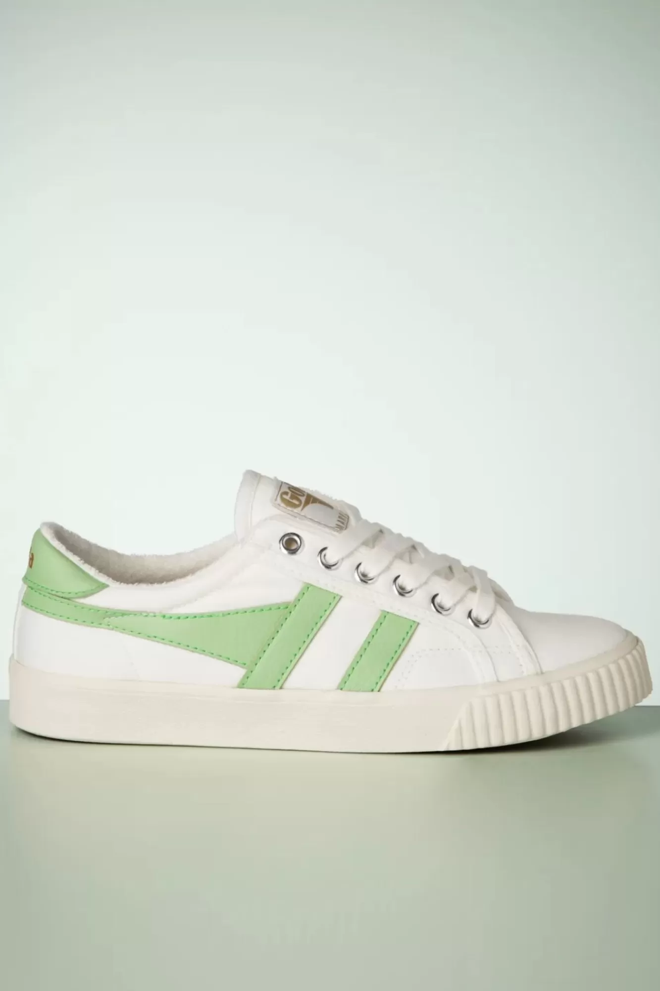 Online Gola Mark Cox Tennis Sneaker In Off White Und Patina Grun